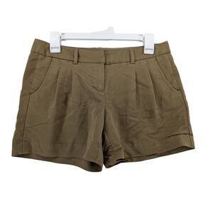 Tommy Hilfiger Chino Shorts 2 Khaki Pleated Classic‎ Casual Golf Beige Everyday